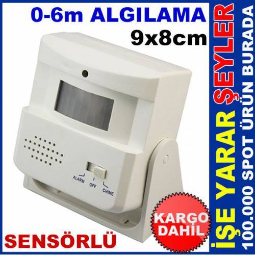 Gireni Ve Çıkanı Tanıyan Konuşan Sensörlü Alarm