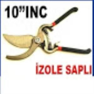 25cm İzole Sap Süper Çelik Bağ Budama Makası