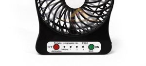 Şarjlı Usb Güçlü Serinletici Vantilatör 3 Hız Kademeli Şarjli Portatif Fan Aydınlatıcı Vantilatör