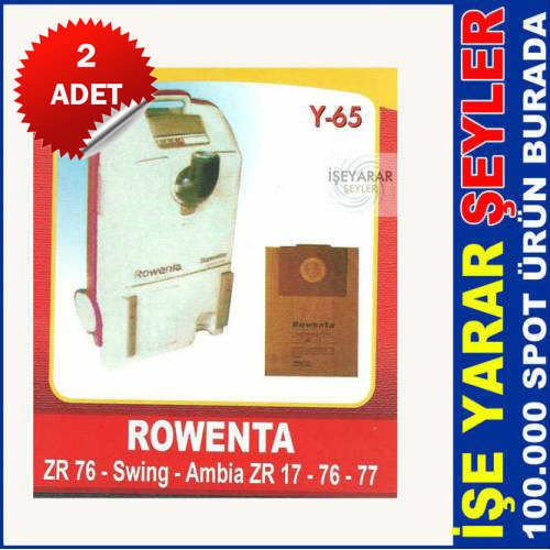 2 ADET ROWENTA ELEKTRİKLİ SÜPÜRGE TOZ TORBASI