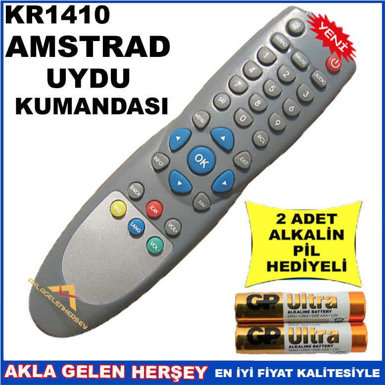 AMSTRAD UYDU CİHAZI Receiver KUMANDASI KR1410