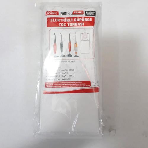 Elyaf Elektrikli Süpürge Toz Torbası Plastik Kartuşlu Fak Arzum Ariston 5 adet