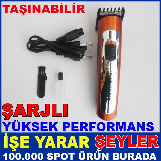 PROFESYONEL ŞARJLI SAÇ SAKAL TIRAŞ MAKİNESİ