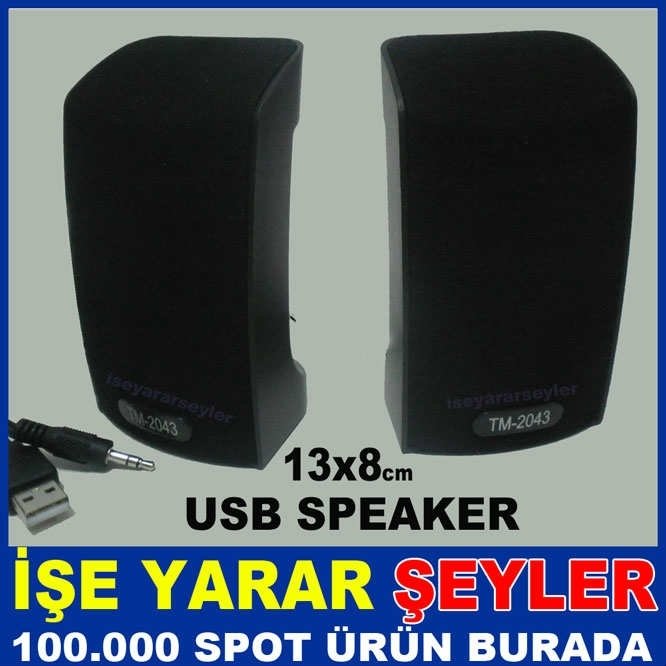 YENİ MODEL TECNOMAX USB BİLGİSAYAR HOPARLÖR SETİ