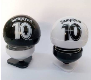 2 adet Taraftara Özel Siyah Beyaz Emoji Sallanan Çılgın Kafalar