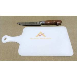 1. Kalite Şeffaf Plastikten Üretim 25x19cm Tutma Saplı Kesim Panosu