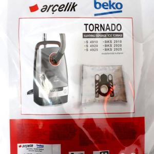 Elyaf Elektrikli Süpürge Toz Torbası Plastik Kartuşlu Arçelik Beko 5 adet