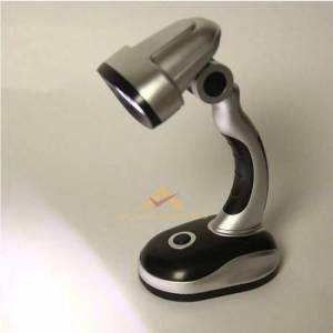 Portatif Ders Çalışma Lambası Usb+Pille Yanan Cob Led Oynar Başlı Masa Lambası Kitap Okuma Lambası