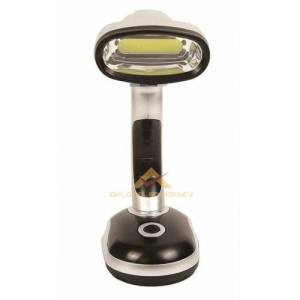 Portatif Ders Çalışma Lambası Usb+Pille Yanan Cob Led Oynar Başlı Masa Lambası Kitap Okuma Lambası