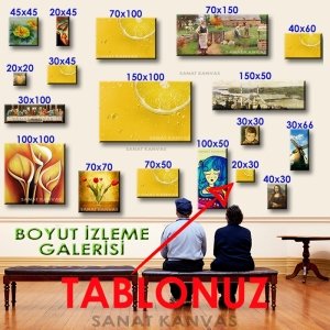 SULU LİMON DİLİMİ 7 değişen ölçü ORİJİNAL KANVAS TABLO