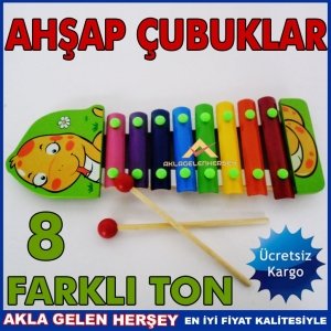 Ücretsiz Kargo ÇOCUKLAR İÇİN HAYVAN FİGÜRLÜ RENKLİ KSİLOFON