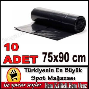 10 ADET BATTAL BOY SU SIZDIRMAZ ÇÖP POŞETİ