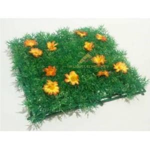 12x12 ÖLÇÜLÜ ÇİCEKLİ EKLENEBİLİR YAPAY ÇİM KARO