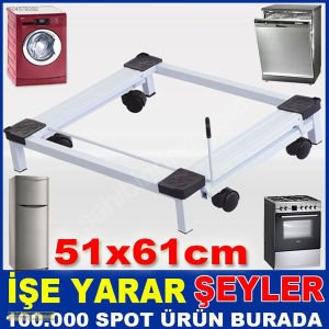 METAL KONSTÜKSİYON TEKERLEKLİ ÇAMAŞIR MAKİNESİ BUZDOLABI FIRIN BULAŞIK MAKİNESİ ALTLIĞI METAL ÇEKSÜR