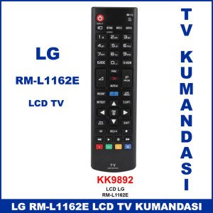 LG RM-L1162E Lcd Tv Kumandası KK9892 -Televizyon Kumandası