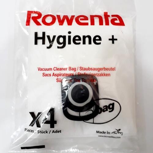 Elyaf Elektrikli Süpürge Toz Torbası Plastik Kartuşlu Rowenta Hygiene 4 adet
