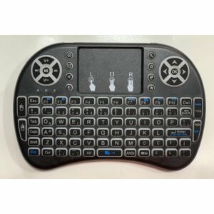 Işıklı Kablosuz Mini Klavye SmartTV Televizyon PS3 Dokunmatik