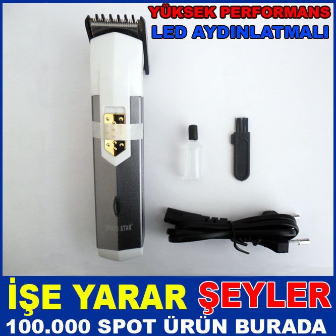 ŞARJ EDİLEBİLİR PİLLİ SAÇ SAKAL TIRAŞ MAKİNESİ