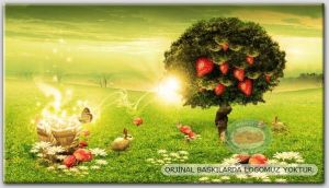 100x70cm ÇERÇEVELİ CANVAS TABLO FANTASY B000817