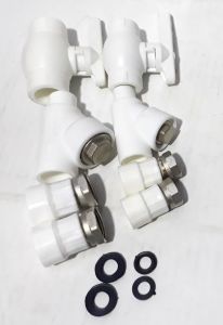 8 Parça Ar-Su Rakorlu Hareketli Nipelli Kombi Bağlantı Seti      Kaliteli Malzemeden Üretilmiştir