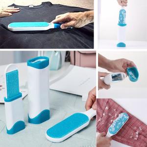 Kıyafet Yünü Temizleme Fırça Seti Hayvan Tüyü Temizleme Fırçası Çift Yölü 2'li Tüy Temizleme Fırçası