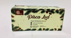 10 m. 100 Ledli Disca led Şeffaf Kablolu Gün Işığı Sarı Renk Pilli Peri Led Işık 10 metre