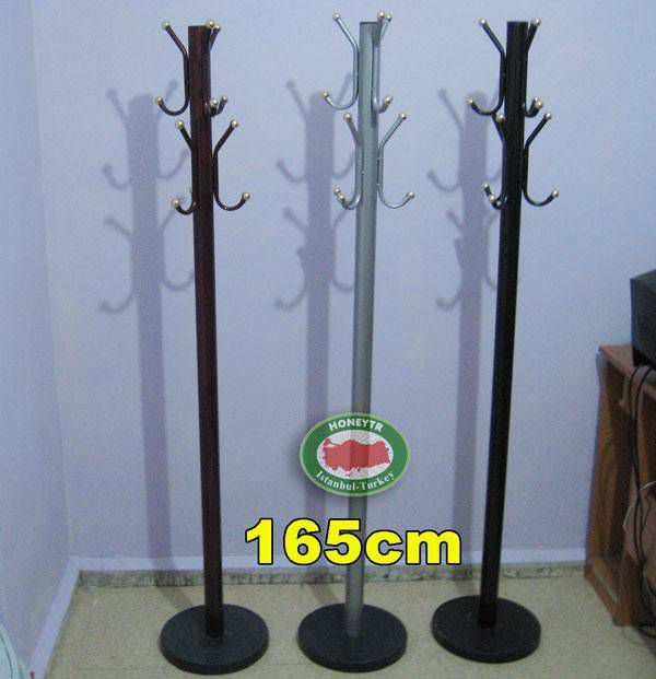 165cm UZUN BOY 6 KANCALI AYAKLI METAL PORTMANTO