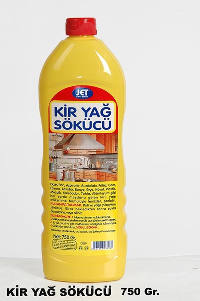 Kir Yağ Sökücü 750 gr Mutfak Banyo Beyaz Eşya Yüzey ve Tabanlarında Güçlü Temizlik