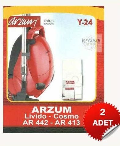 2 Adet arzum elektrikli süpürge toz torbası