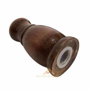 10 Cm Ahşap Şimşir 3 Delik Biberlik Baharatlık