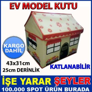 EV MODEL KATLANABİLİR ÇOK AMAÇLI KUTU KD