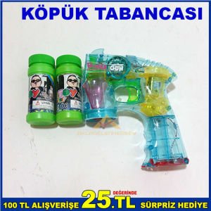 KÖPÜK SIVISINA DALDIRILARAK OTOMATİK OLARAK KULLANILAN KÖPÜK TABANCASI