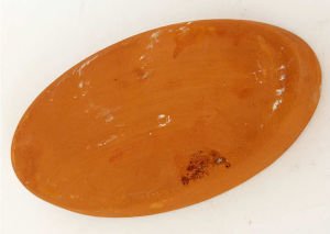 24x12cm 2'li SET TOPRAK GÜVEÇ KABI YÜKSEK ATEŞE DAYANIKLI GÜVEÇ FIRIN KABI 2 ADET TOPRAK KAYIK TABAK