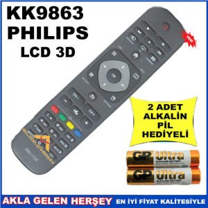 PHILIPS LCD-PLAZMA TELEVİZYON KUMANDASI KK9863
