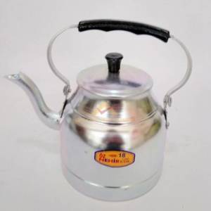 Klasik Alüminyum Çaydanlık 1lt Eloksallı Tek Alt