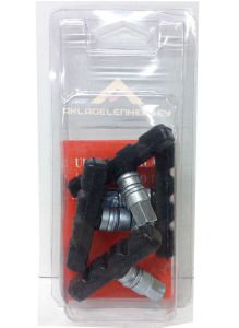 4 Adet Bisiklet Fren Pabucu 4x6cm Ebatında 4'lü Fren Pabucu Kaliteli Siyah Bisiklet Fren Pabuç -2