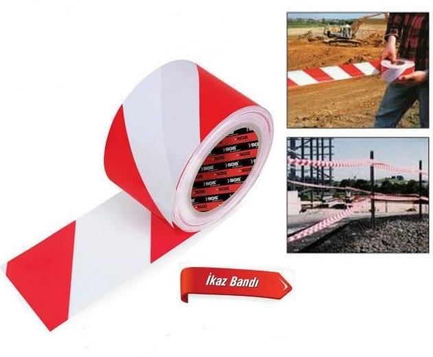 70mmx360m iç-dış mekan güvenlik şerit ikaz bandı