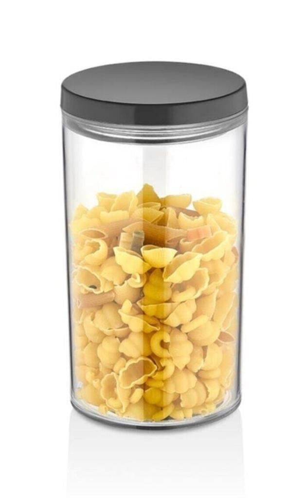 SC4253 Suncook Elegant Vakumlu Plastik Erzak Baharat Saklama Beyaz-Gri