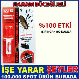 HAMAM BÖCEKLERİNİN KÖKÜNÜ YOKEDEN SİHİRLİ JEL