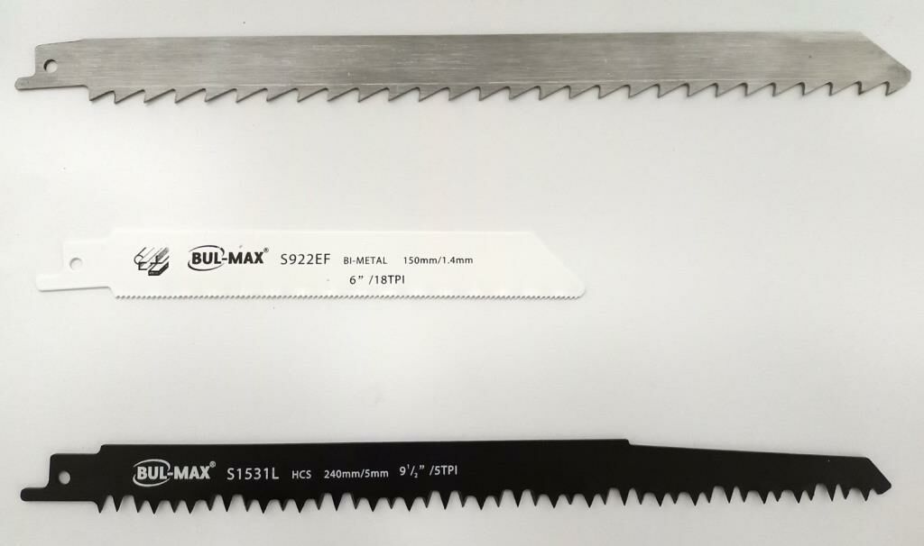 3 adet Çelik Tilki Kuyruğu Testere Ağzı Seti 270mm-240mm-150mm Metal, Ahşap, Kemik Kesici Bıçaklar