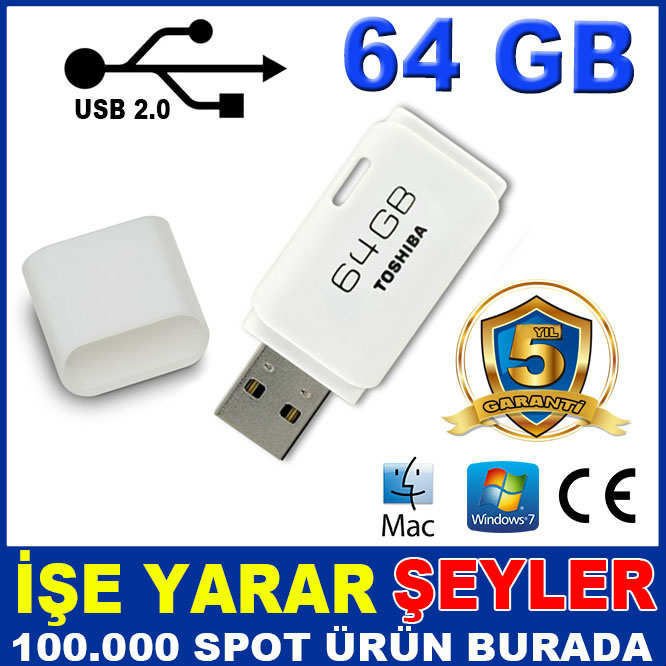 TOSHIBA 64GB ULTRA HIZLI USB BELLEK FLASH DİSK