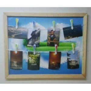 Slikon Mandallı Resim Çerçevesi 53x66cm Kanvas Tablo Modelinde