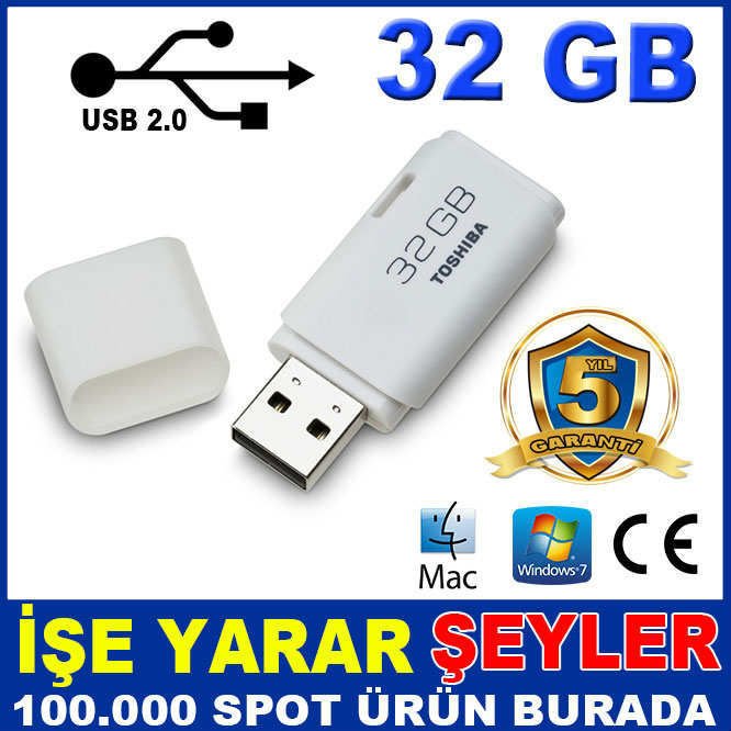 TOSHIBA 32GB ULTRA HIZLI USB BELLEK FLASH DİSK