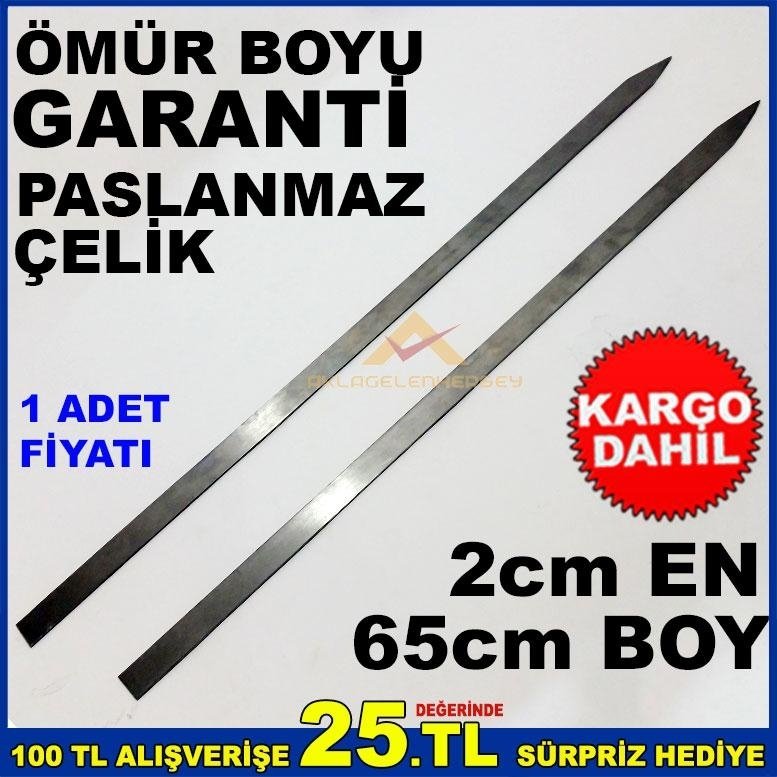 ÖMÜR BOYU GARANTİLİ PASLANMAZ ÇELİK UzunBoy ADANA-URFA KEBAP ŞİŞİ