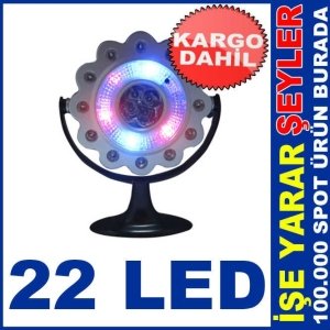 22LEDLİ PİLLİ MIKNATISLI TAŞINABİLİR LAMBA KD