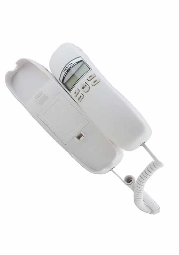 Arayan Numarayı Gösteren Duvar Tipi Kablolu Ekranlı Telefon