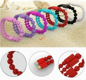 BONCUK BİLEKLİK ANDROİD-İPHONE DATA ŞARJ KABLOSU