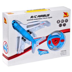 02372 Sunman Uzaktan Kumandalı Sesli ve Işıklı Yolcu Uçağı 23 cm