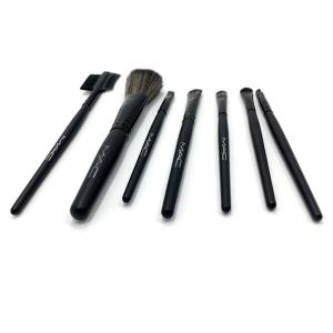 Özel Çantalı Profesyonel 8 Parça Makyaj Fırça Seti Gerçek Kıldan Üretim