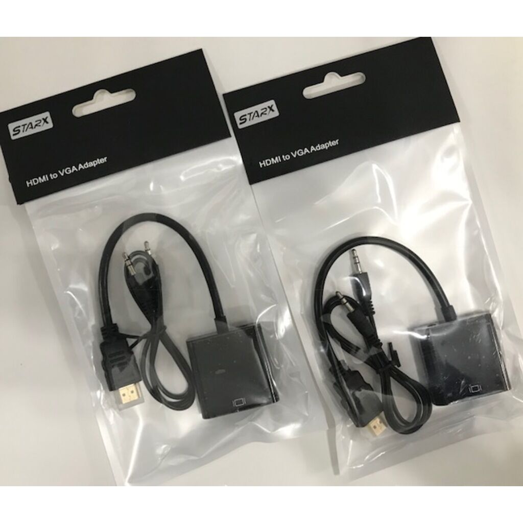 HDMI TO VGA + SES KABLOLU ÇEVİRİCİ SESLİ KABLO